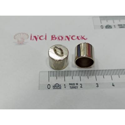 12mm Kapsül Gümüş Kapsül Kapama (Adet Fiyatıdır)