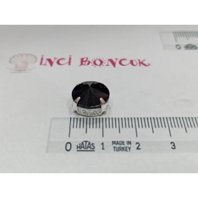 12mm Kasalı Rivoli Kristal Taş No: 11