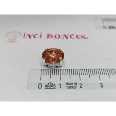 12mm Kasalı Rivoli Kristal Taş No: 12