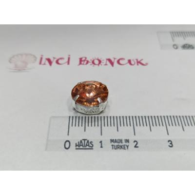 12mm Kasalı Rivoli Kristal Taş No: 14