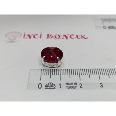 12mm Kasalı Rivoli Kristal Taş No: 15