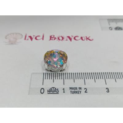 12mm Kasalı Rivoli Kristal Taş No: 3