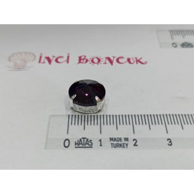 12mm Kasalı Rivoli Kristal Taş No: 4