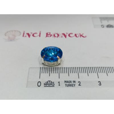 12mm Kasalı Rivoli Kristal Taş No: 7