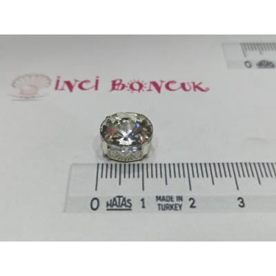 12mm Kasalı Rivoli Kristal Taş No: 8