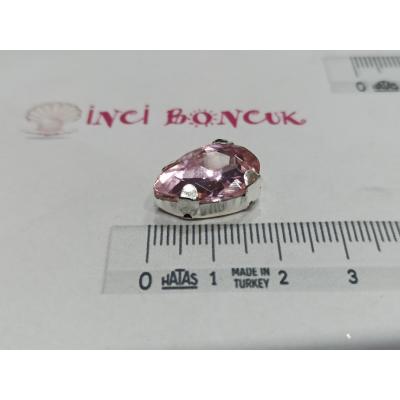 13x18mm Kasalı Damla Rivoli Kristal Taş No: 4