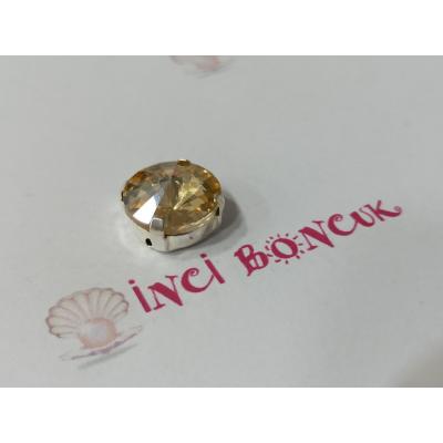 14mm Kasalı Rivoli Kristal Taş No: 9