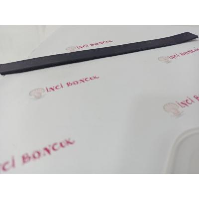 LACİVERT 15mm Yassı Hakiki Deri (20cm uzunluğunda) No: 15