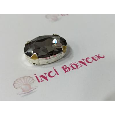 18x25mm Kasalı Rivoli Kristal Taş No: 1