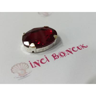 18x25mm Kasalı Rivoli Kristal Taş No: 11