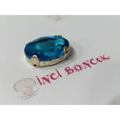 18x25mm Kasalı Rivoli Kristal Taş No: 13