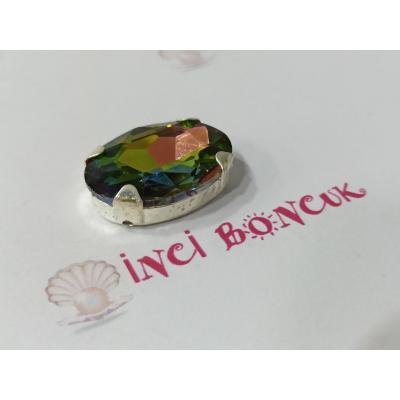 18x25mm Kasalı Rivoli Kristal Taş No: 17