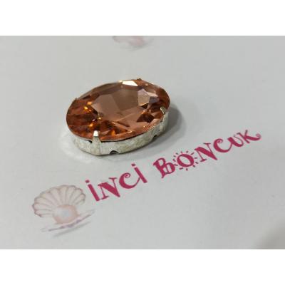 18x25mm Kasalı Rivoli Kristal Taş No: 18
