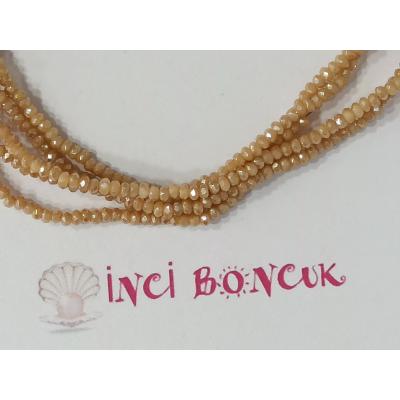 1mm Yuvarlak Kesim Kristal Boncuk No: 10