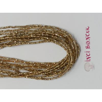 1mm Yuvarlak Kesim Kristal Boncuk No: 14