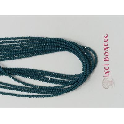 1mm Yuvarlak Kesim Kristal Boncuk No: 16