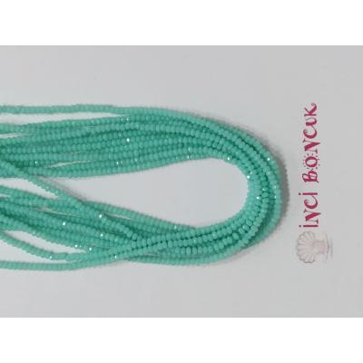 1mm Yuvarlak Kesim Kristal Boncuk No: 17