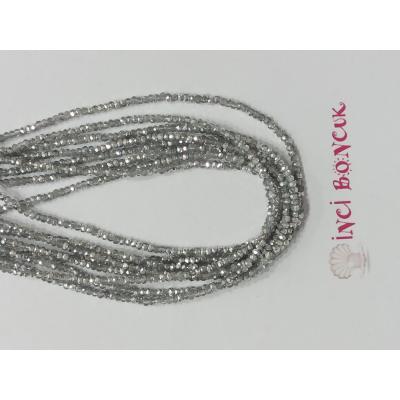 1mm Yuvarlak Kesim Kristal Boncuk No: 20