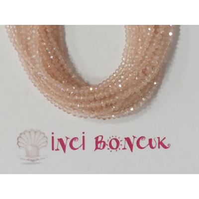 1mm Yuvarlak Kesim Kristal Boncuk No: 3