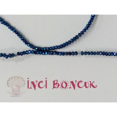 1mm Yuvarlak Kesim Kristal Boncuk No: 4