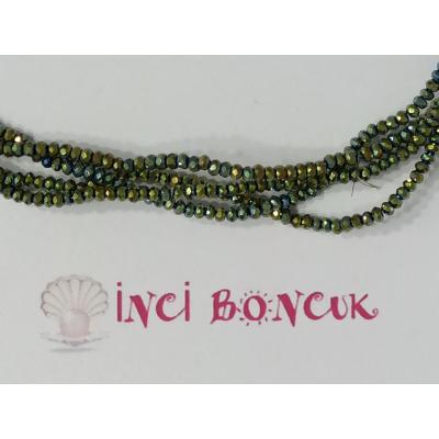 1mm Yuvarlak Kesim Kristal Boncuk No: 5