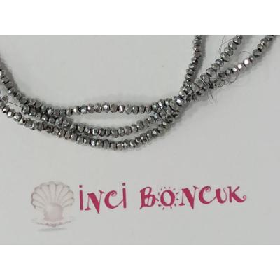 1mm Yuvarlak Kesim Kristal Boncuk No: 9