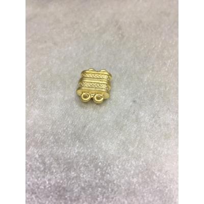 2 Delikli Gold Renk Mıknatıslı Kapama