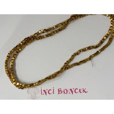 2mm Küp Kesim Kristal Boncuk No: 4