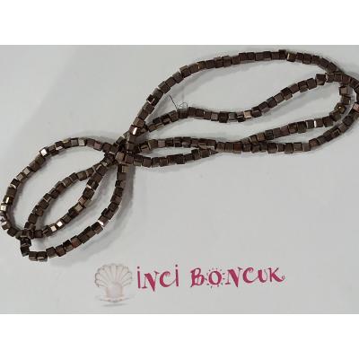 2mm Küp Kesim Kristal Boncuk No: 5