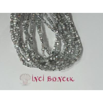 2mm Küp Kesim Kristal Boncuk No: 9