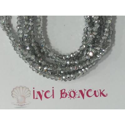 2mm Yuvarlak Kesim Kristal Boncuk No: 11