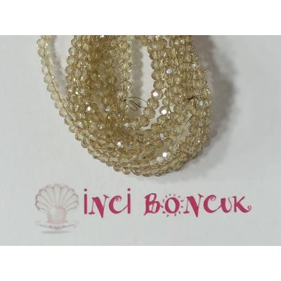 2mm Yuvarlak Kesim Kristal Boncuk No: 18