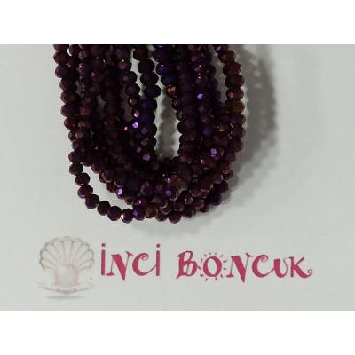2mm Yuvarlak Kesim Kristal Boncuk No: 19