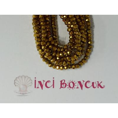 2mm Yuvarlak Kesim Kristal Boncuk No: 21