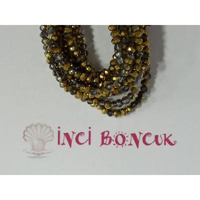 2mm Yuvarlak Kesim Kristal Boncuk No: 23