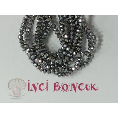 2mm Yuvarlak Kesim Kristal Boncuk No: 24
