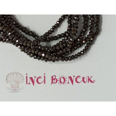 2mm Yuvarlak Kesim Kristal Boncuk No: 25