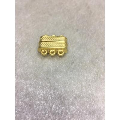 3 Delikli Gold Renk Mıknatıslı Kapama