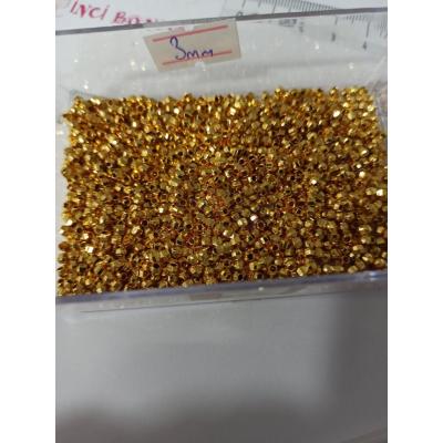 3mm Gold Renk Fasitli Kesim Dorica (Gram Fiyatıdır)