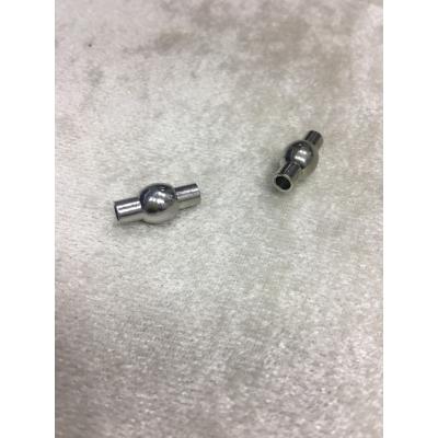 3mm Gümüş Renk Bombeli Mıknatıslı Kapama
