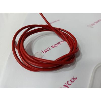 3mm Yuvarlak Hakiki Deri (Metre Fiyatıdır) No: 18