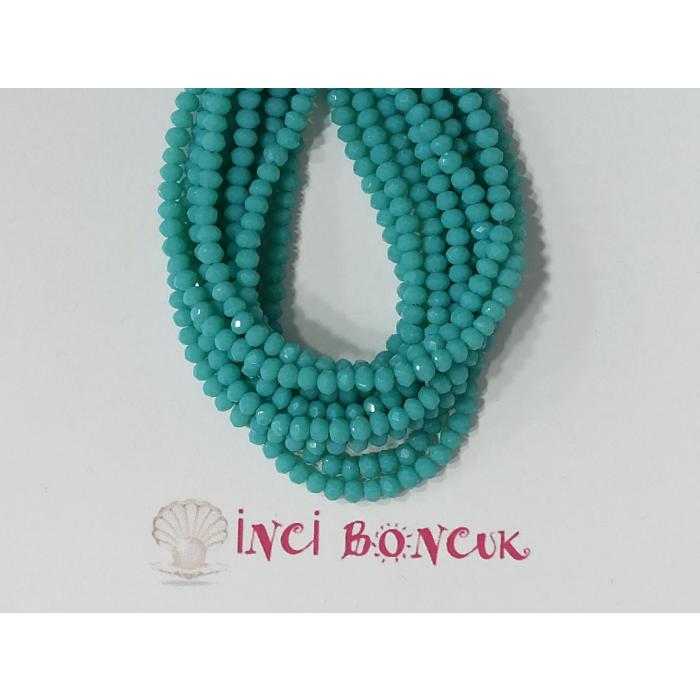 3mm Yuvarlak Kesim Kristal Boncuk No: 13