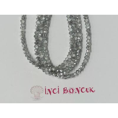3mm Yuvarlak Kesim Kristal Boncuk No: 18