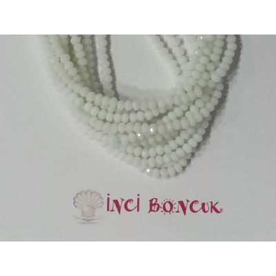 3mm Yuvarlak Kesim Kristal Boncuk No: 2