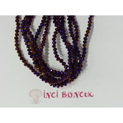 3mm Yuvarlak Kesim Kristal Boncuk No: 21