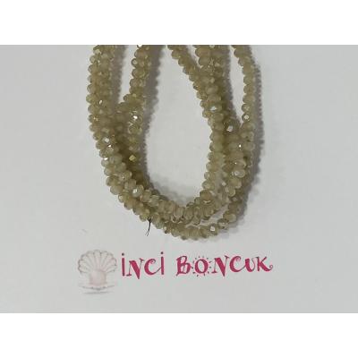 3mm Yuvarlak Kesim Kristal Boncuk No: 22