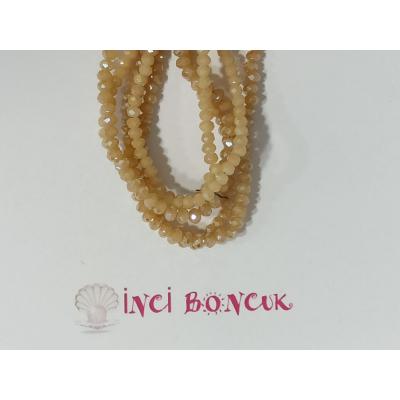 3mm Yuvarlak Kesim Kristal Boncuk No: 26