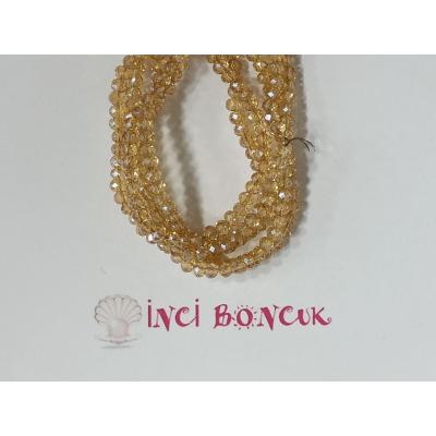 3mm Yuvarlak Kesim Kristal Boncuk No: 30