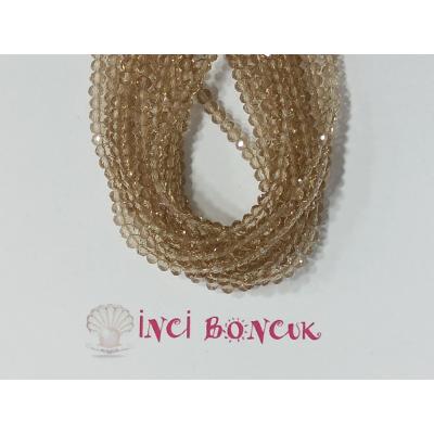 3mm Yuvarlak Kesim Kristal Boncuk No: 7