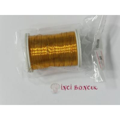 40mm Gold Çiçek Teli No: 5